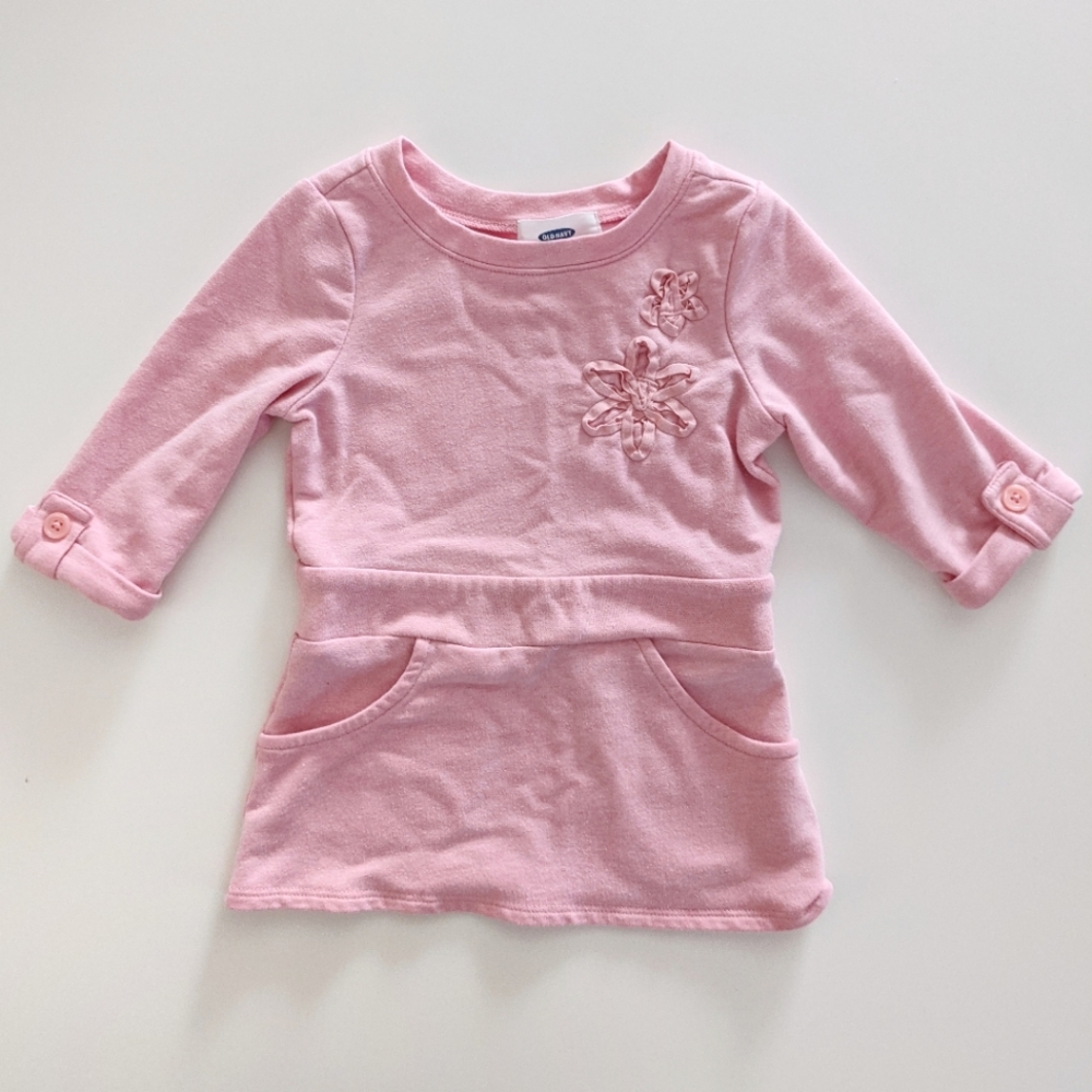 Old Navy Pink Sweatshirt Dress